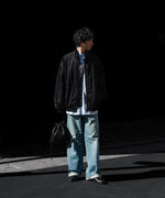 画像をギャラリービューアに読み込む, ssstein(シュタイン)のSHRUNK NYLON OVERSIZED FLIGHT JACKET - BLACKの公式通販サイトsession福岡セレクトショップ
