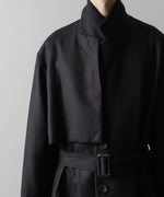 画像をギャラリービューアに読み込む, ssstein(シュタイン)の24AWコレクション LAY CHESTER COAT - DARK CHARCOAL 公式通販サイトsession福岡セレクトショップ
