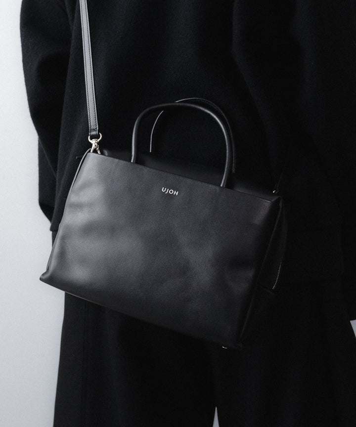 【UJOH】2WAY MINI SQUARE BAG - BLACK
