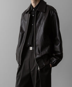 ssstein(シュタイン)の24AWコレクション LEATHER ZIP SHORT JACKET - DARK BROWN 公式通販サイトsession福岡セレクトショップ