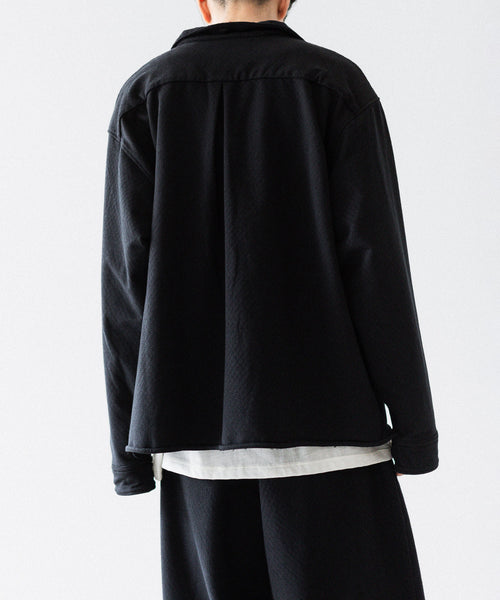 Kazue Nakayaページ KANEMASA PHIL.】36G NEEDLE PUNCH V NECK SMOCK - BLACK | 公式通販