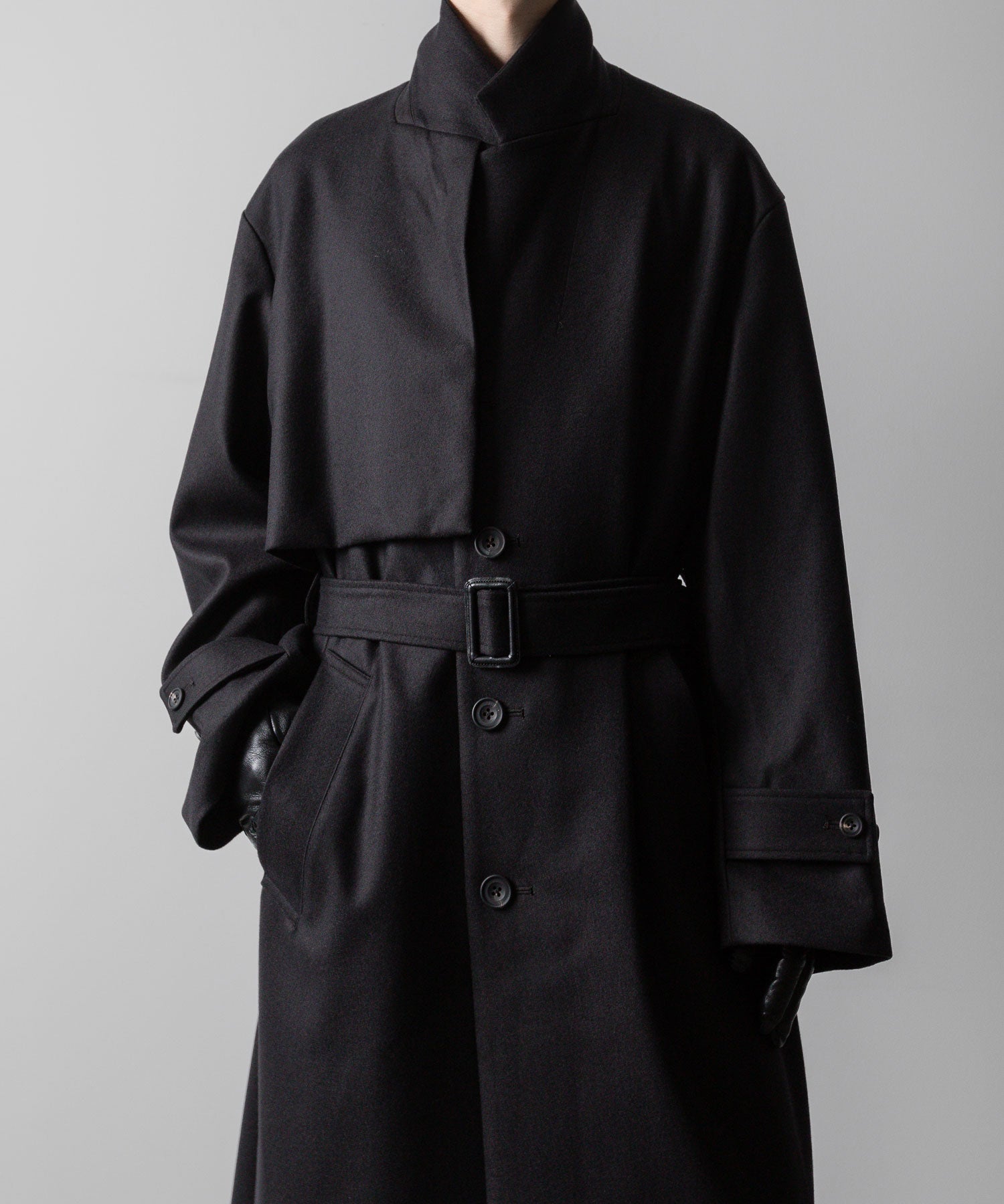 ssstein(シュタイン)の24AWコレクション LAY CHESTER COAT - DARK CHARCOAL 公式通販サイトsession福岡セレクトショップ