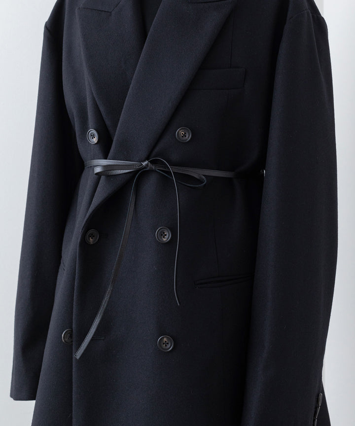 stein(シュタイン)の23AWコレクションEXTRA OVERSIZED DOUBLE BREASTED JACKETのDARK NAVY