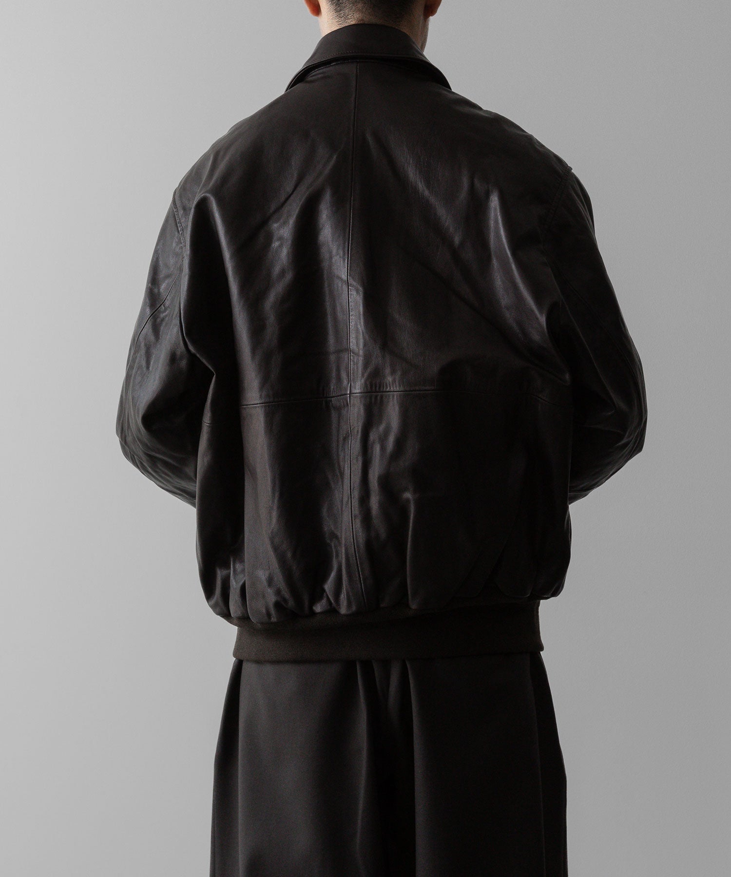 ssstein(シュタイン)の24AWコレクション LEATHER ZIP SHORT JACKET - DARK BROWN 公式通販サイトsession福岡セレクトショップ