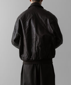 ssstein(シュタイン)の24AWコレクション LEATHER ZIP SHORT JACKET - DARK BROWN 公式通販サイトsession福岡セレクトショップ