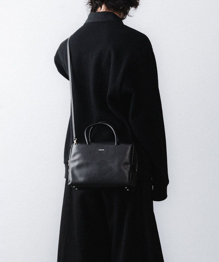 【UJOH】2WAY MINI SQUARE BAG - BLACK