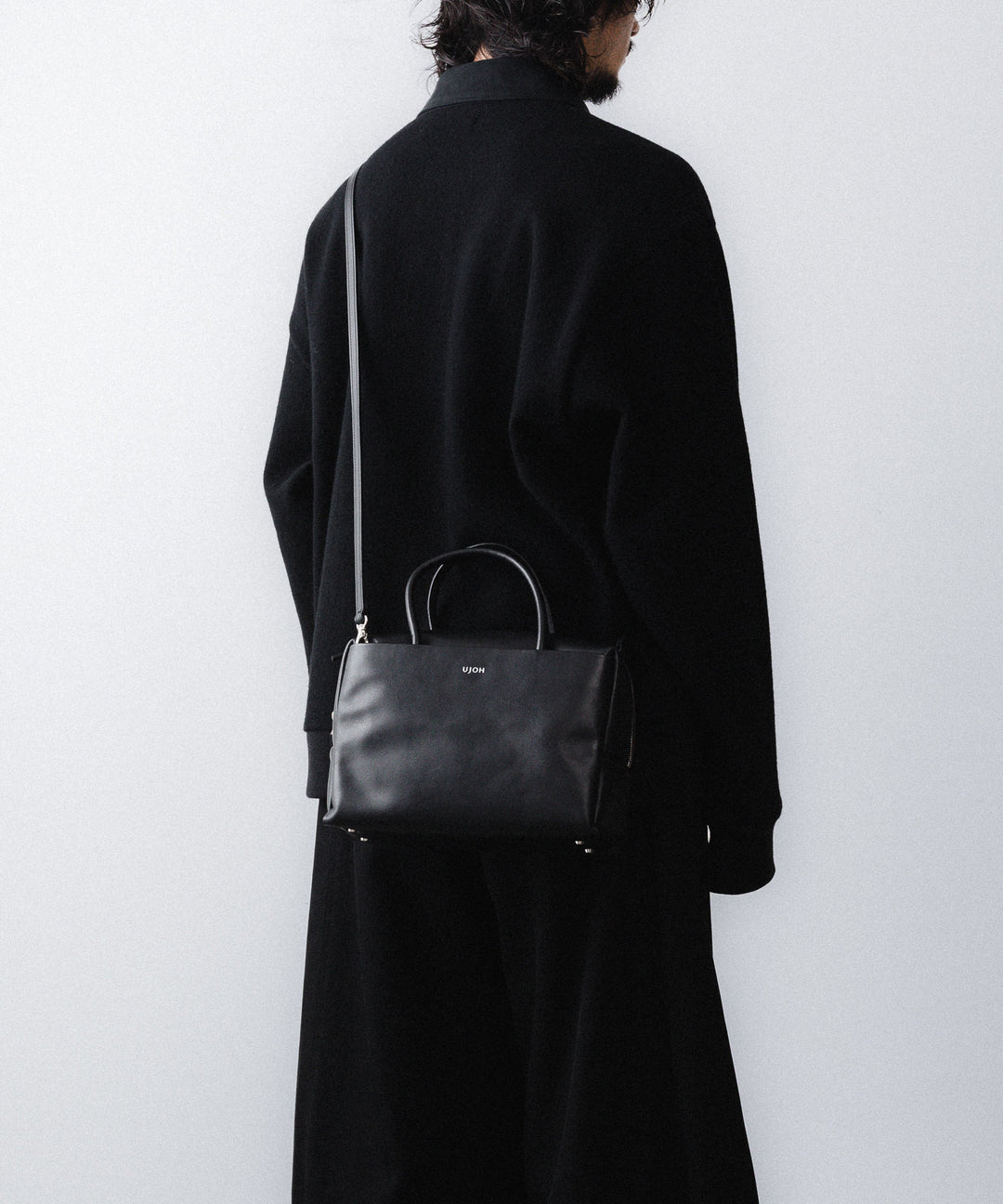 【UJOH】2WAY MINI SQUARE BAG - BLACK