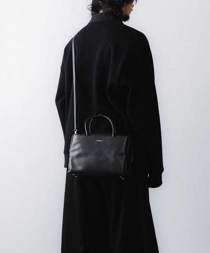 【UJOH】2WAY MINI SQUARE BAG - BLACK