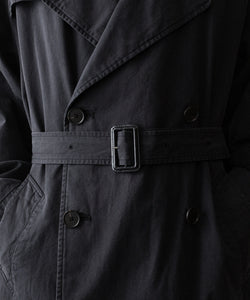 ssstein / シュタイン】VINTAGE TRENCH COAT - BLACK | 公式通販サイト