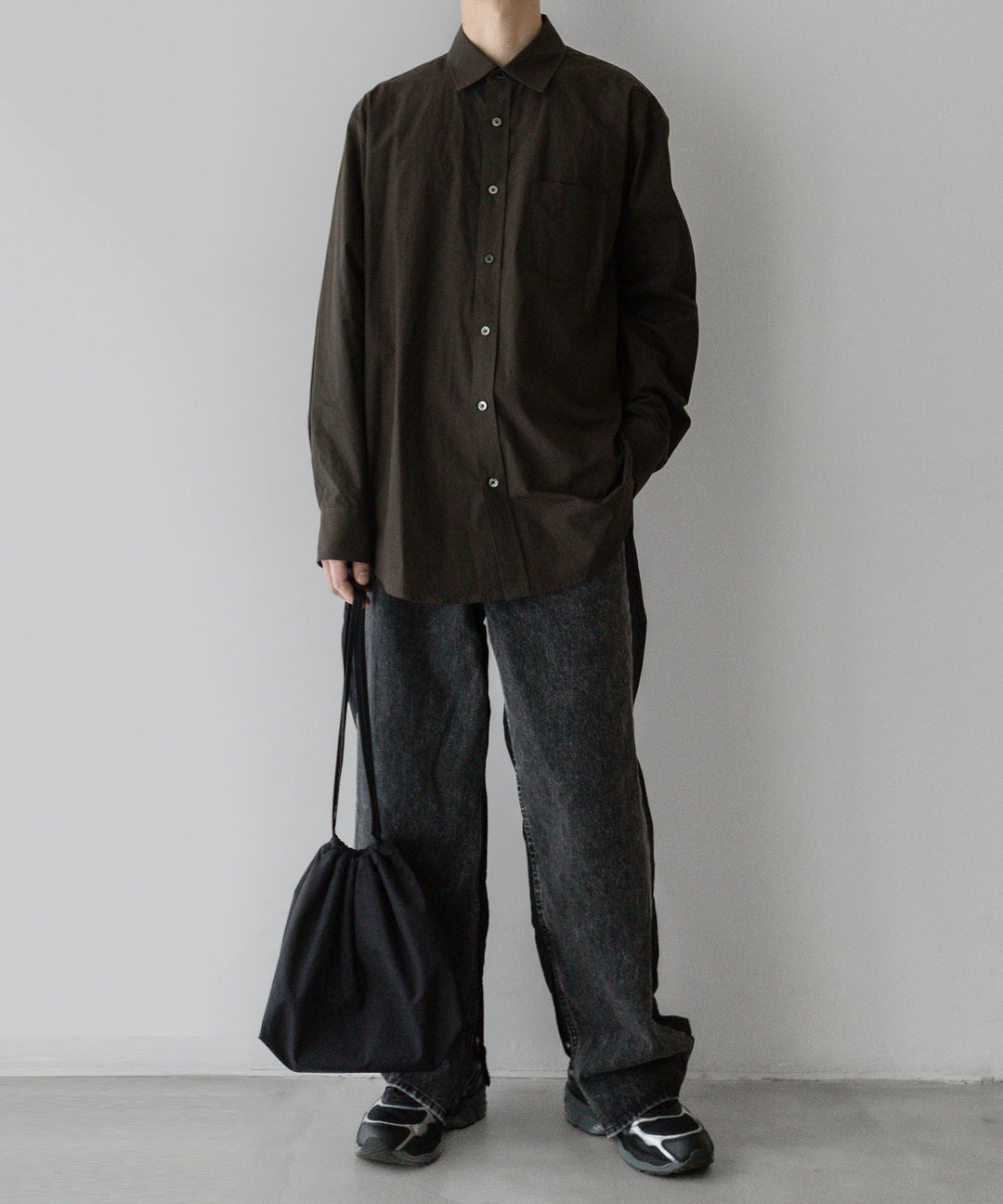 stein(シュタイン)の24SSコレクションOVERSIZED STANDARD SHIRTのMILITARY KHAKI