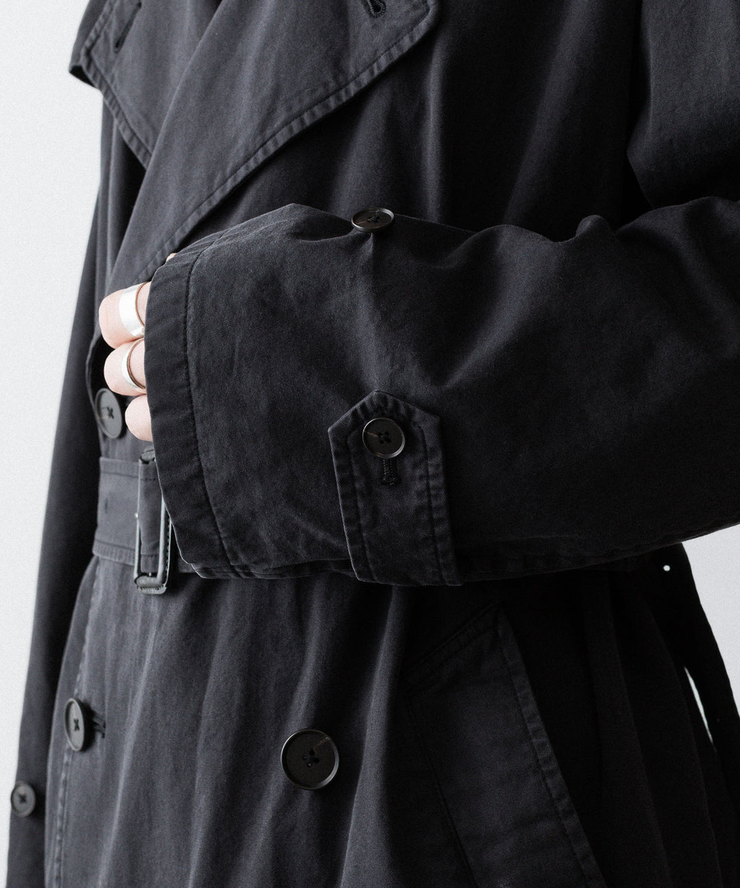 ssstein(シュタイン)のVINTAGE TRENCH COAT - BLACKの公式通販サイトsession福岡セレクトショップ