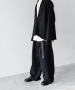 画像をギャラリービューアに読み込む, KANEMASA PHIL. カネマサフィル 36G NEEDLE PUNCH WIDE SLACKSのBLACK 公式通販サイトsession福岡セレクトショップ
