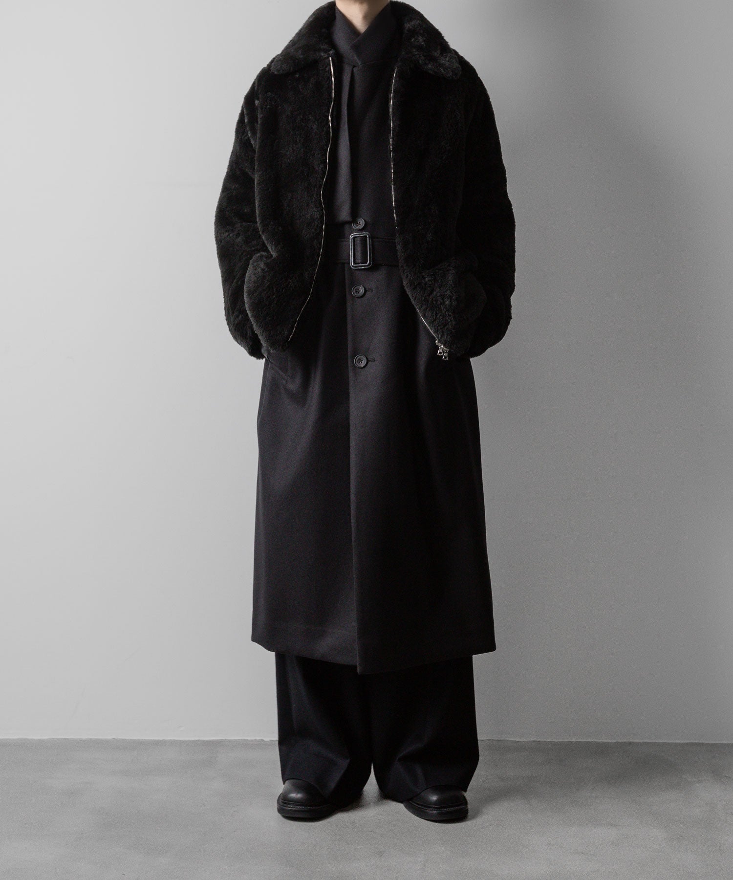 ssstein(シュタイン)の24AWコレクション ACRYLIC FUR JACKET - BLACK 公式通販サイトsession福岡セレクトショップ