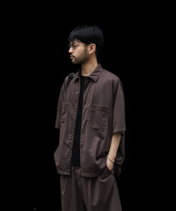 KANEMASA PHIL.】36G NYLON BALISE SS SHIRT - BROWN DYE | 公式通販