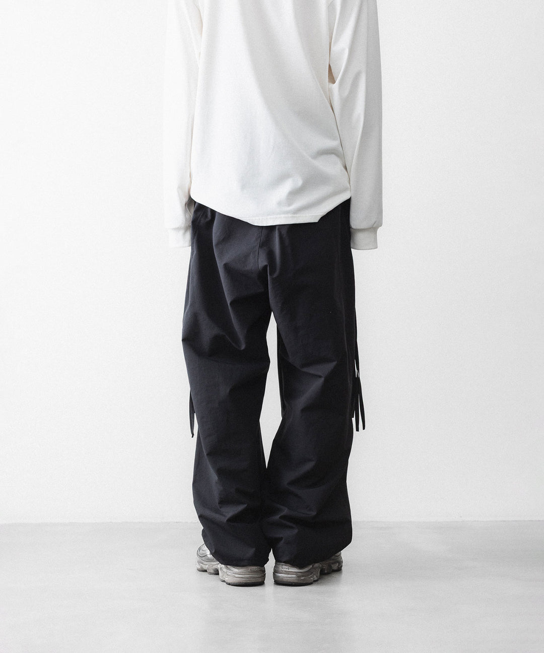 【UJOH】DRAW CORD UTILITY PNT - BLACK