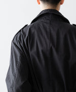 画像をギャラリービューアに読み込む, ssstein(シュタイン)のVINTAGE TRENCH COAT - BLACKの公式通販サイトsession福岡セレクトショップ
