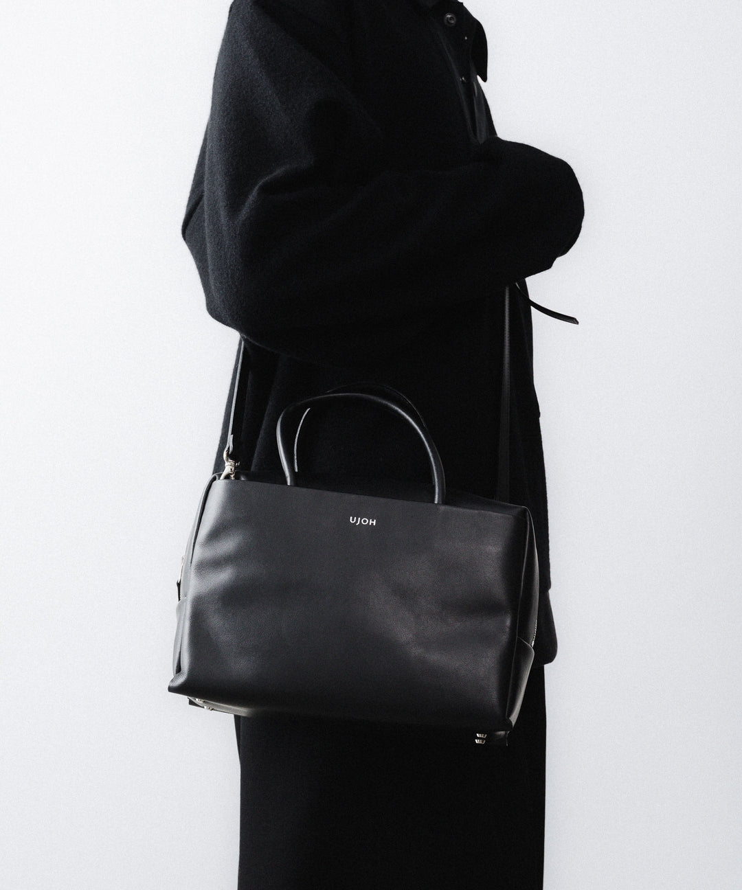 【UJOH】2WAY MINI SQUARE BAG - BLACK