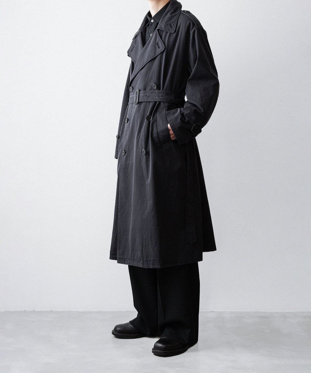 ssstein(シュタイン)のVINTAGE TRENCH COAT - BLACKの公式通販サイトsession福岡セレクトショップ