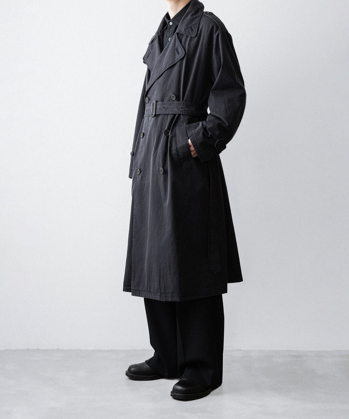 ssstein(シュタイン)のVINTAGE TRENCH COAT - BLACKの公式通販サイトsession福岡セレクトショップ