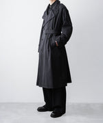 画像をギャラリービューアに読み込む, ssstein(シュタイン)のVINTAGE TRENCH COAT - BLACKの公式通販サイトsession福岡セレクトショップ
