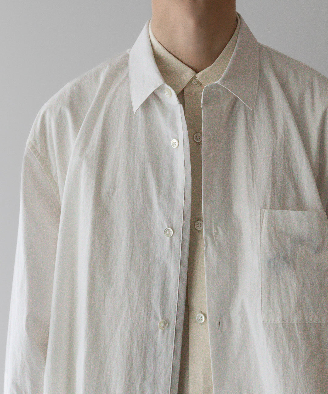 stein(シュタイン)の24SSコレクションOVERSIZED LAYERED SHIRTのOFF