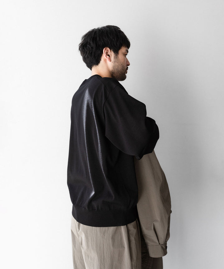 ssstein(シュタイン)のWOOL SILK KNIT TUCKED LS - BLACKの公式通販サイトsession福岡セレクトショップ