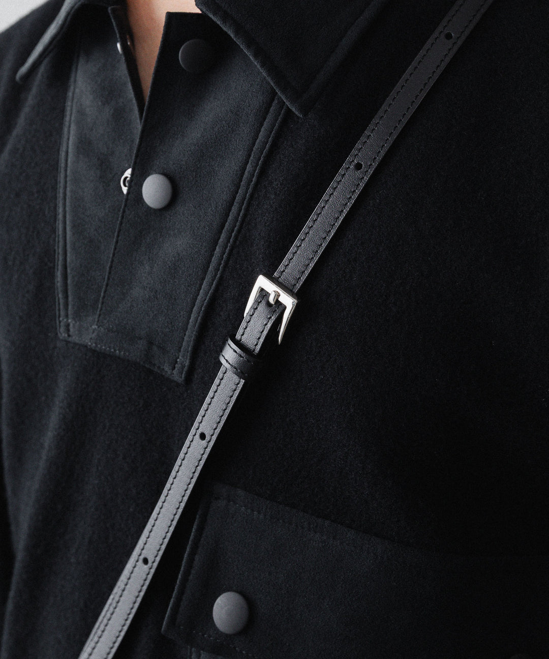 【UJOH】2WAY MINI SQUARE BAG - BLACK