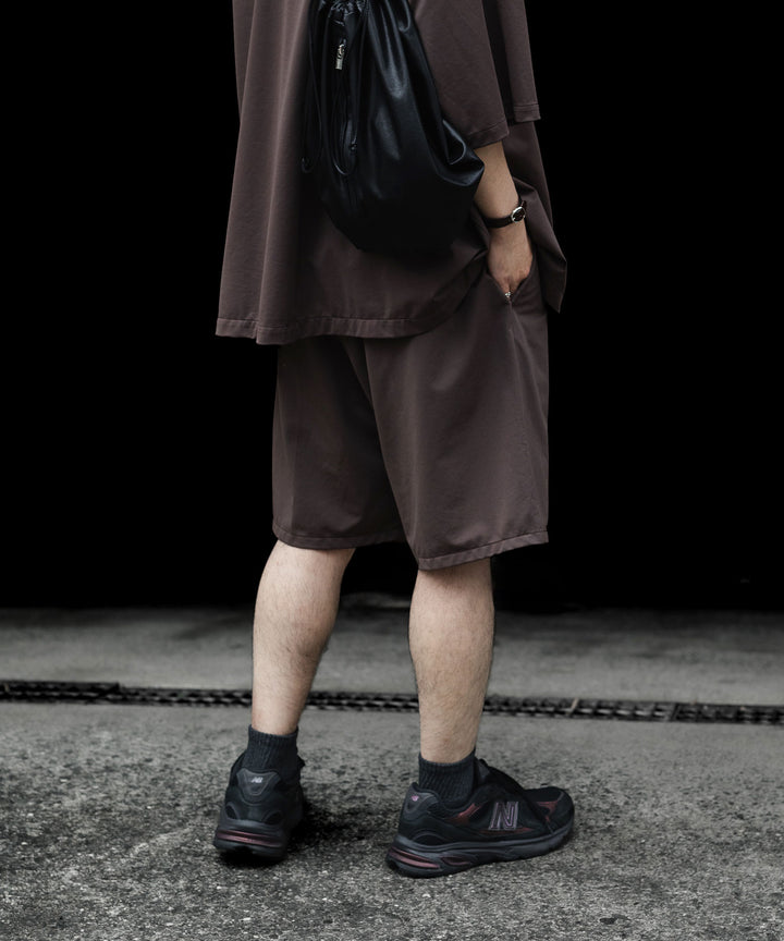 KANEMASA PHIL. カネマサフィルの36G NYLON TUCK EASY SHORTSのBROWN DYE 公式通販サイトsession福岡セレクトショップ