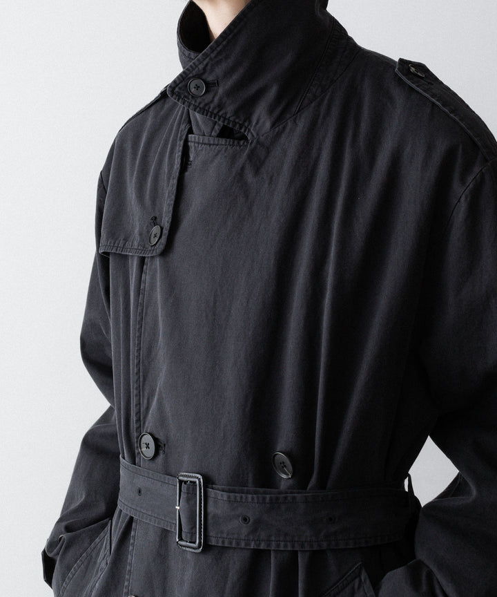 ssstein(シュタイン)のVINTAGE TRENCH COAT - BLACKの公式通販サイトsession福岡セレクトショップ