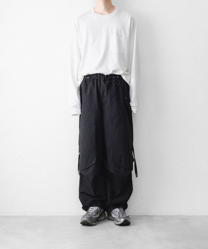 【UJOH】DRAW CORD UTILITY PNT - BLACK