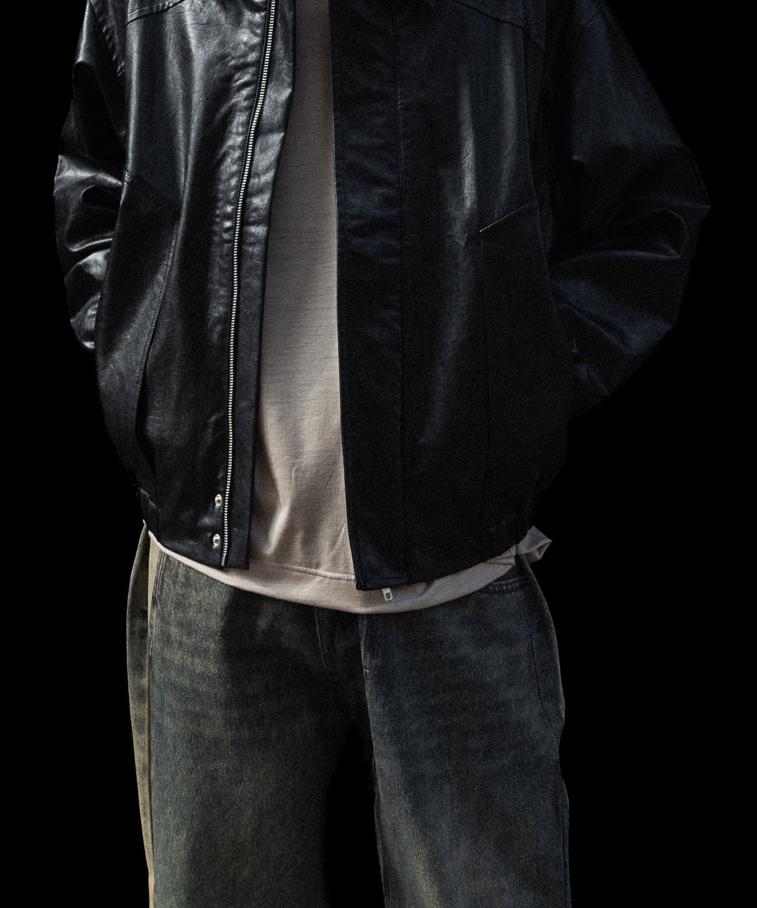 CODA コーダ BLACK SYNTHETIC LEATHER CLUB JACKETのBLACK 公式通販サイトsession福岡セレクトショップ
