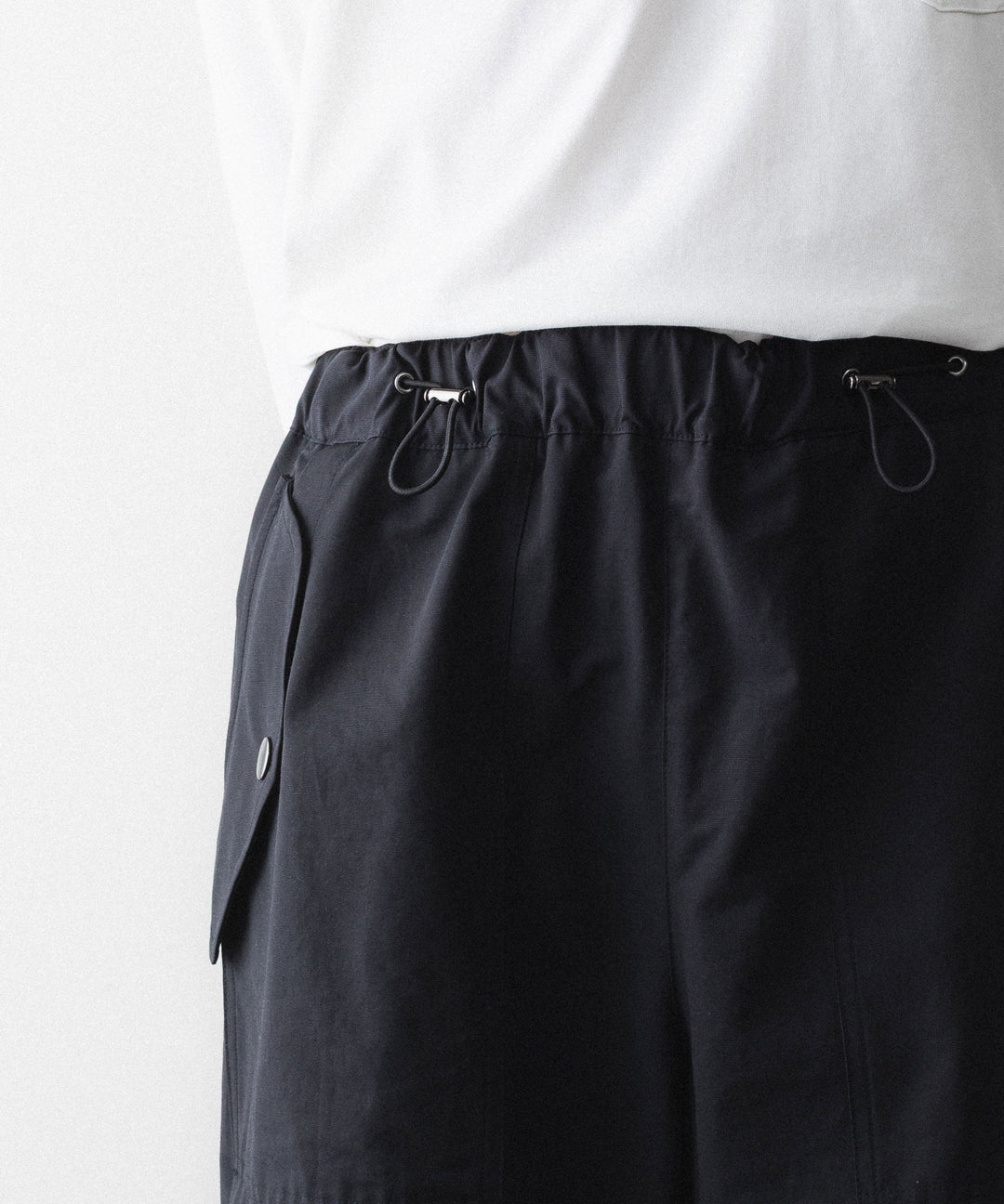【UJOH】DRAW CORD UTILITY PNT - BLACK