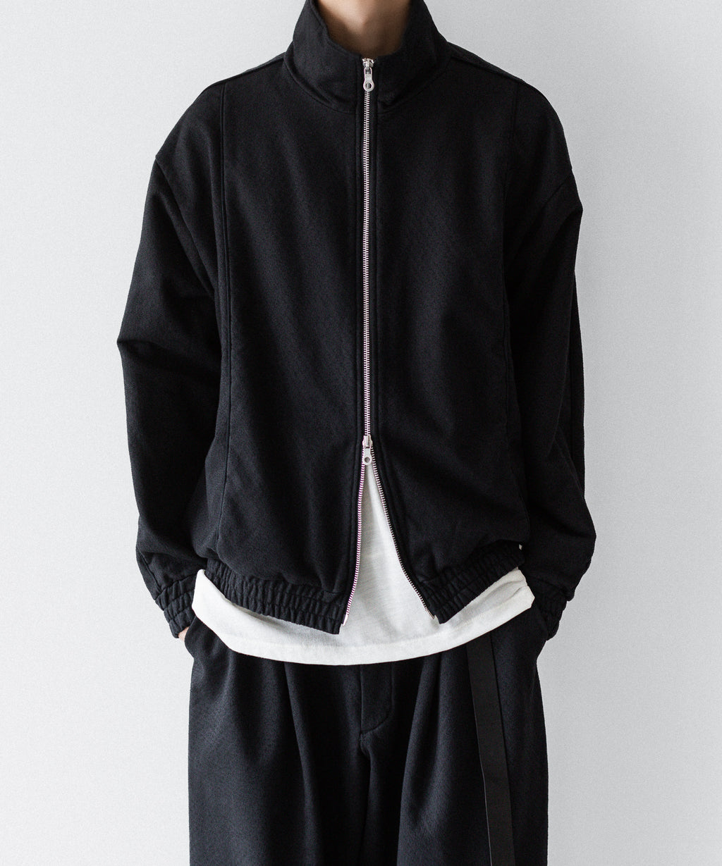 KANEMASA PHIL. カネマサフィル 36G NEEDLE PUNCH PIPING BLOUSONのBLACK 公式通販サイトsession福岡セレクトショップ 