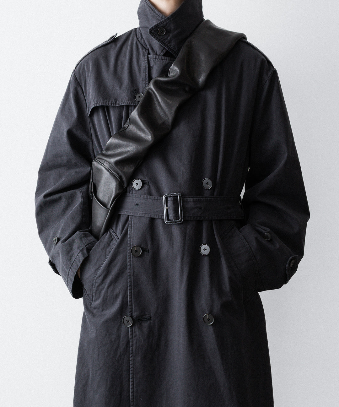 ssstein(シュタイン)のVINTAGE TRENCH COAT - BLACKの公式通販サイトsession福岡セレクトショップ