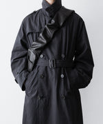 画像をギャラリービューアに読み込む, ssstein(シュタイン)のVINTAGE TRENCH COAT - BLACKの公式通販サイトsession福岡セレクトショップ

