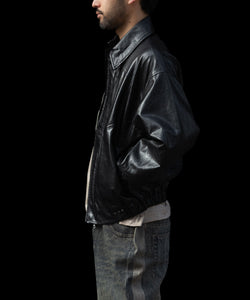 CODA / コーダ】BLACK SYNTHETIC LEATHER CLUB JACKET - BLACK | 公式