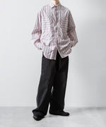 画像をギャラリービューアに読み込む, 【SUBLATIONS】STRIPE OVERLAP POCKETS SHIRT - PINK STRIPE
