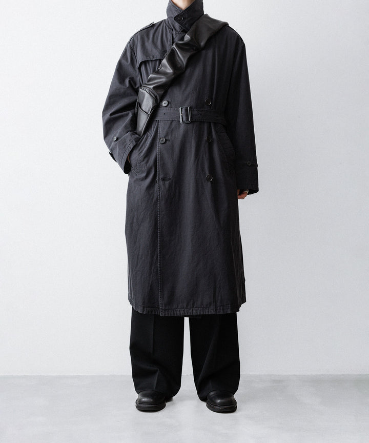ssstein(シュタイン)のVINTAGE TRENCH COAT - BLACKの公式通販サイトsession福岡セレクトショップ