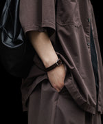 画像をギャラリービューアに読み込む, ATTACHMENT アタッチメントのCOW LEATHER BRACELET - BROWNの公式通販サイトsession福岡セレクトショップ
