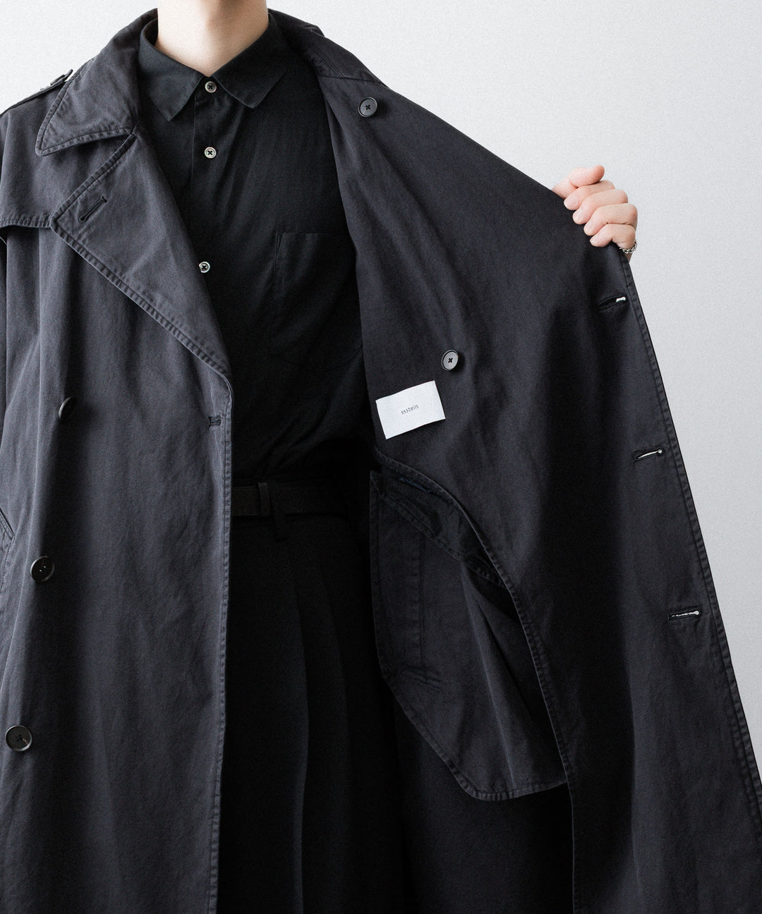 ssstein(シュタイン)のVINTAGE TRENCH COAT - BLACKの公式通販サイトsession福岡セレクトショップ