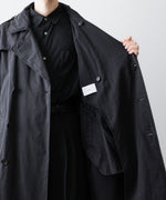 画像をギャラリービューアに読み込む, ssstein(シュタイン)のVINTAGE TRENCH COAT - BLACKの公式通販サイトsession福岡セレクトショップ
