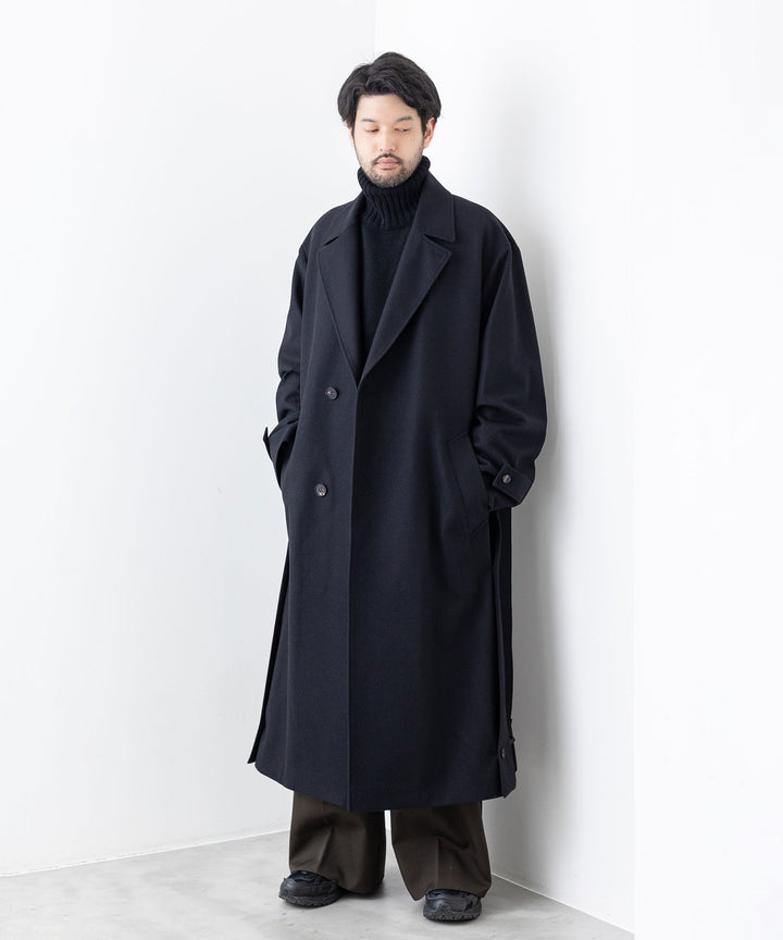 stein(シュタイン)の23AWコレクションOVERSIZED LAYERED SINGLE COATのDARK NAVY sessionセッション福岡セレクトショップ 公式通販サイト