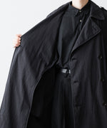 画像をギャラリービューアに読み込む, ssstein(シュタイン)のVINTAGE TRENCH COAT - BLACKの公式通販サイトsession福岡セレクトショップ
