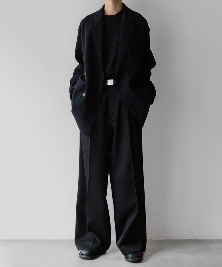 stein(シュタイン)の24SSコレクションEXTRA WIDE TROUSERS のBLACK sessionセッション福岡セレクトショップ 公式通販サイト 代替テキストを編集