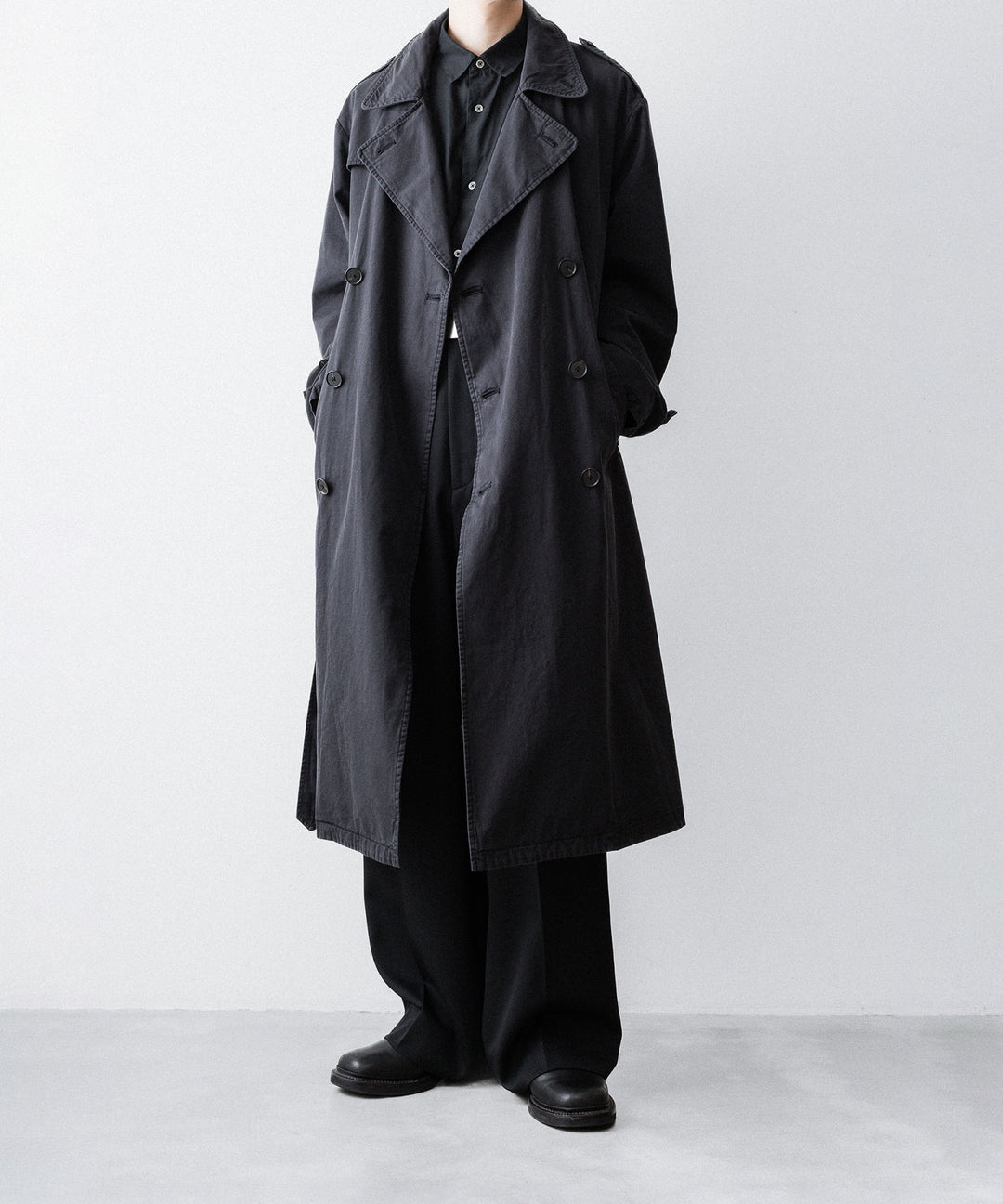 ssstein(シュタイン)のVINTAGE TRENCH COAT - BLACKの公式通販サイトsession福岡セレクトショップ