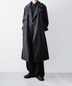 ssstein トレンチコート ssstein / シュタイン】VINTAGE TRENCH COAT - BLACK | 公式通販サイト