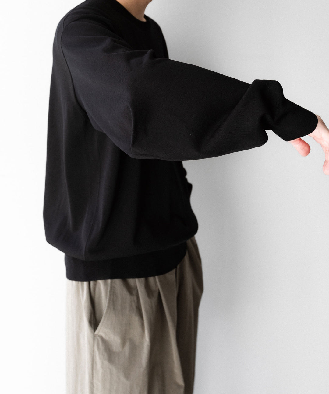 ssstein(シュタイン)のWOOL SILK KNIT TUCKED LS - BLACKの公式通販サイトsession福岡セレクトショップ