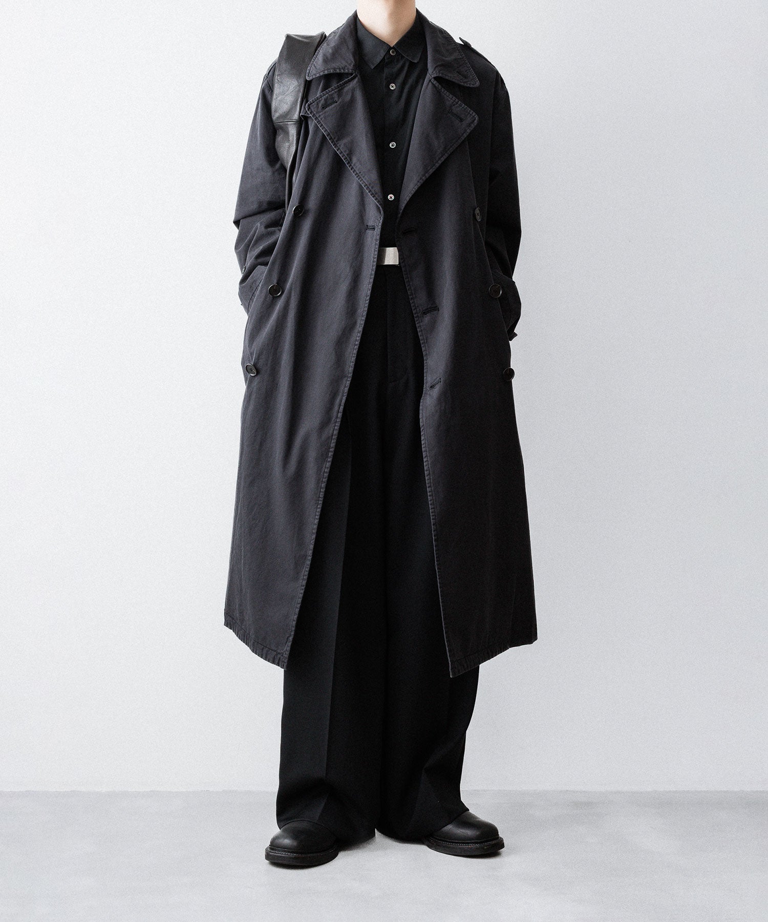 ssstein / シュタイン】VINTAGE TRENCH COAT - BLACK | 公式通販サイト
