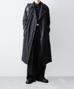 画像をギャラリービューアに読み込む, ssstein(シュタイン)のVINTAGE TRENCH COAT - BLACKの公式通販サイトsession福岡セレクトショップ
