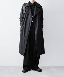 ssstein / シュタイン】VINTAGE TRENCH COAT - BLACK | 公式通販サイト